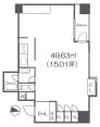 千代田区九段南4-7-22マンション間取り